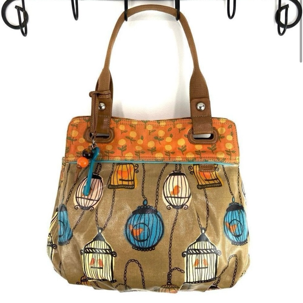 Fossil Birdcage purse and matching wallet